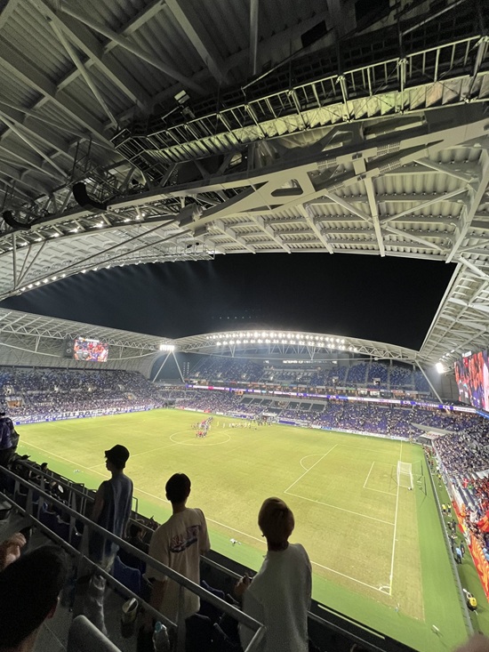 趣味のサッカー観戦